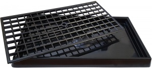 Economy Black Plastic Bar and Pub Drip Tray for sale with fast UK Delivery.